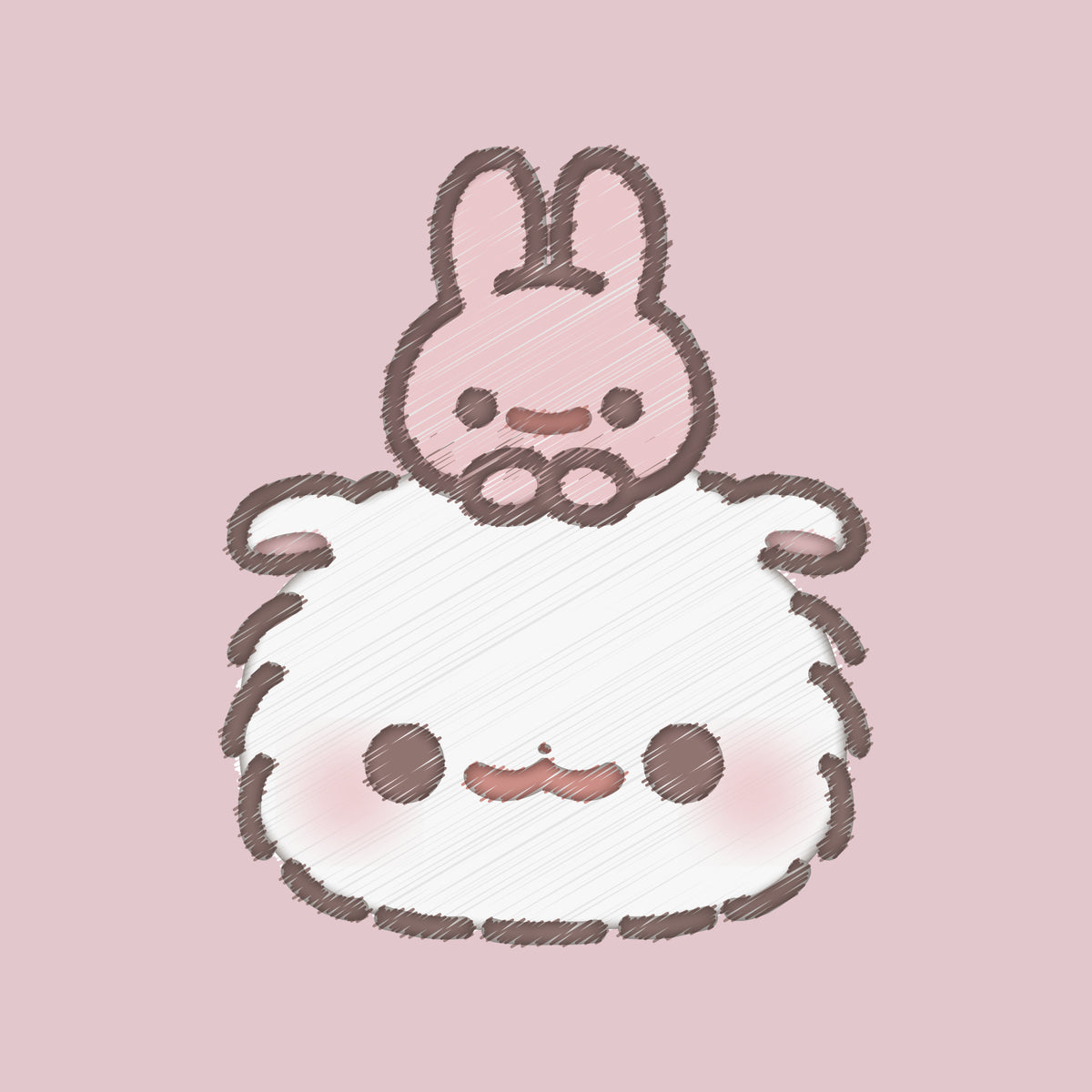 刺繍トートバッグ「しらたま」