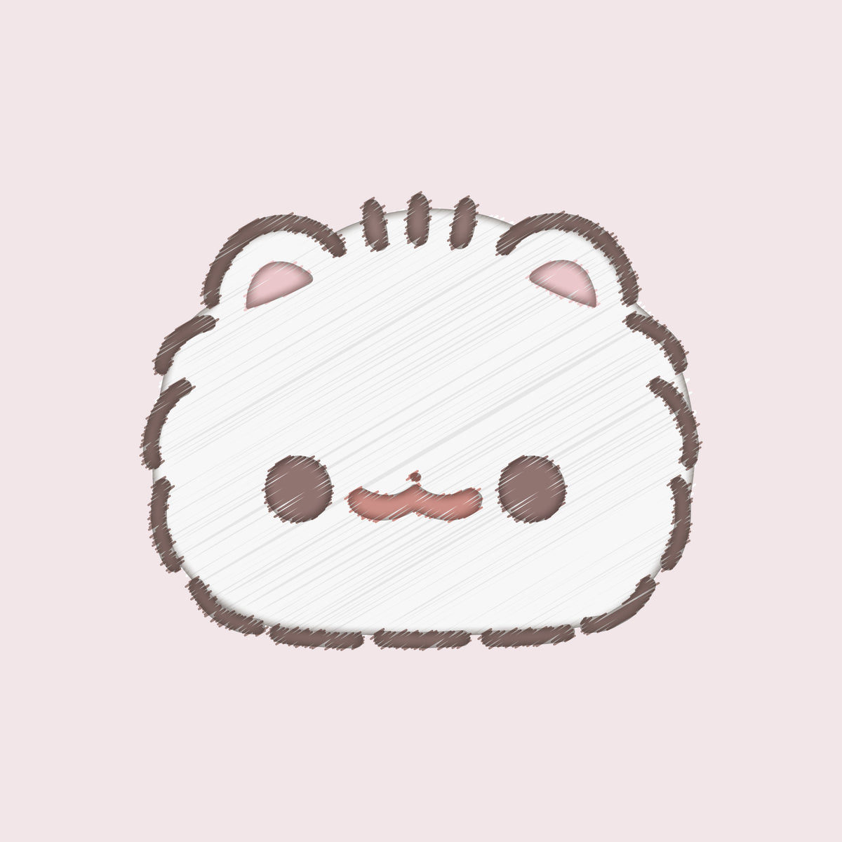刺繍トートバッグ「もち」
