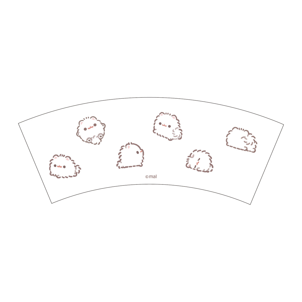 オリジナルクリアコップ「もち」
