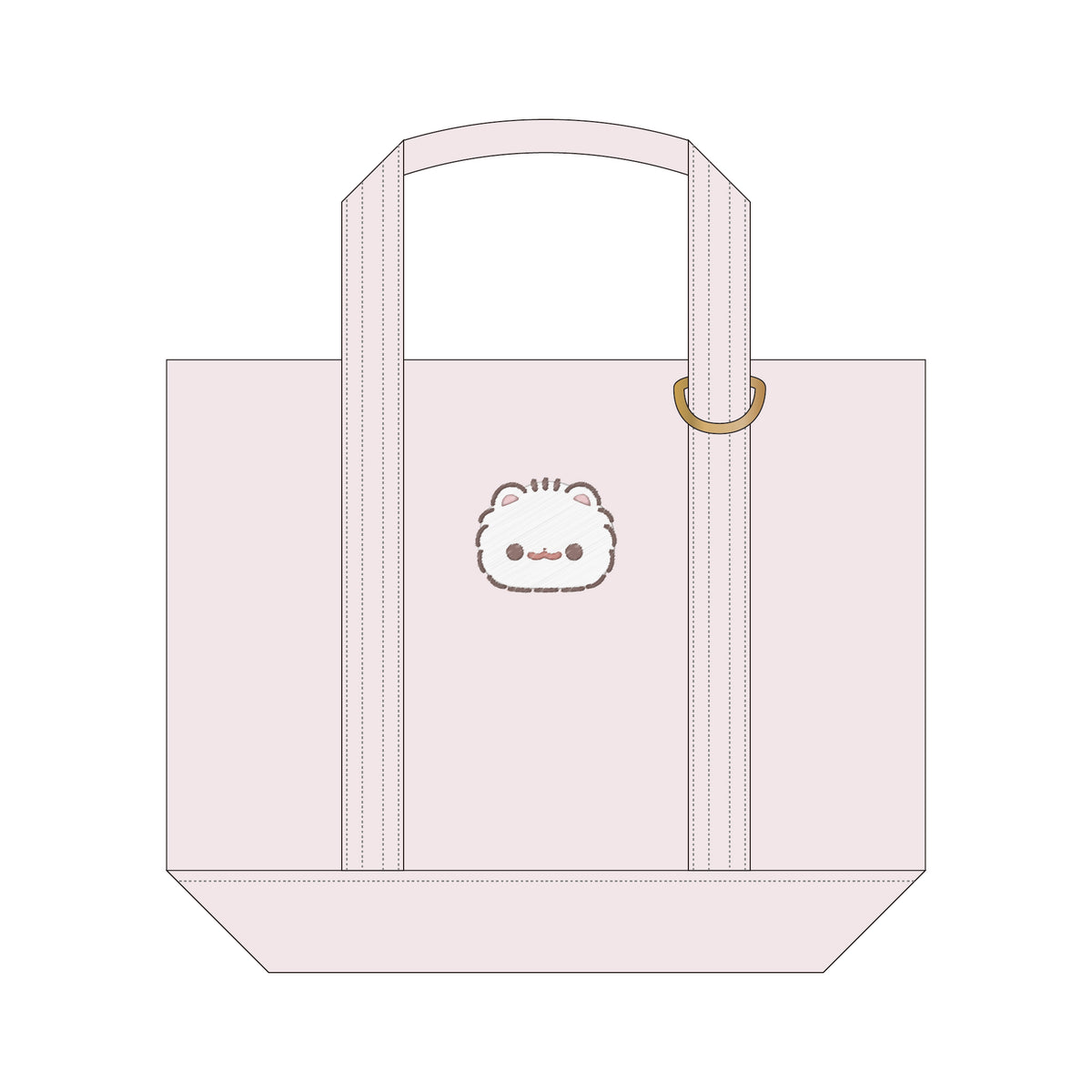刺繍トートバッグ「もち」
