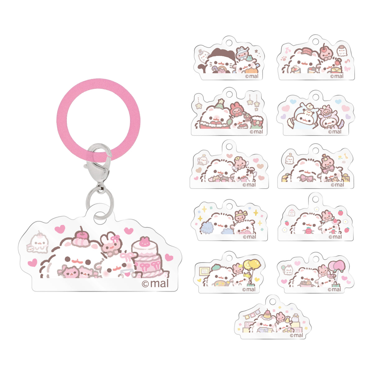 【コンプリートセット（全12種）】毎日なかよくしてくれてありがとう‎♡これからもよろしくお願いします♡アンブレラーマーカー